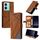 Custodia per telefono in pelle con giuntura Skin Feel per vivo Y36 (marrone) Custodia per telefono in pelle con giuntura Skin Feel per vivo Y36 (marrone)
