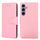 Custodia per cellulare in pelle con texture cristallo per Samsung Galaxy S24+ 5G (rosa) Custodia per cellulare in pelle con texture cristallo per Samsung Galaxy S24+ 5G (rosa)