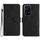 Custodia per telefono in pelle goffrata con cuciture per Honor 200 Lite (nera) Custodia per telefono in pelle goffrata con cuciture per Honor 200 Lite (nera)