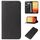 Custodia per telefono in pelle con chiusura magnetica per vivo V30 Lite 5G (nera) Custodia per telefono in pelle con chiusura magnetica per vivo V30 Lite 5G (nera)