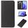 Custodia per telefono in pelle con chiusura magnetica per vivo Y17s (nera) Custodia per telefono in pelle con chiusura magnetica per vivo Y17s (nera)
