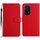 Custodia per telefono in pelle con struttura a griglia rombica per Honor 200 Lite (rossa) Custodia per telefono in pelle con struttura a griglia rombica per Honor 200 Lite (rossa)