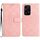 Custodia per telefono in pelle con struttura a griglia rombica per Honor 200 Lite (rosa) Custodia per telefono in pelle con struttura a griglia rombica per Honor 200 Lite (rosa)