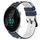 Per Garmin Forerunner 55 20mm Cinturino in silicone poroso bicolore (blu notte + bianco)