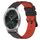 Per Garminmove Luxe 20mm Cinturino in silicone poroso bicolore (nero + rosso)