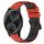 Per Garmin Garminmove Style 20mm Cinturino in silicone poroso bicolore (rosso + nero) Per Garmin Garminmove Style 20mm Cinturino in silicone poroso bicolore (rosso + nero)