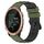Per Garmin Forerunner 645 Music 20mm Cinturino in silicone poroso bicolore (verde militare + nero) Per Garmin Forerunner 645 Music 20mm Cinturino in silicone poroso bicolore (verde militare + nero)