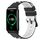 Cinturino per orologio in silicone poroso a due colori For Honor Watch ES 20mm (nero + bianco) Cinturino per orologio in silicone poroso a due colori For Honor Watch ES 20mm (nero + bianco)