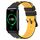Cinturino per orologio in silicone poroso bicolore For Honor Watch ES 20 mm (nero + giallo) Cinturino per orologio in silicone poroso bicolore For Honor Watch ES 20 mm (nero + giallo)