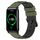 Cinturino per orologio in silicone poroso bicolore For Honor Watch ES 20 mm (verde militare + nero) Cinturino per orologio in silicone poroso bicolore For Honor Watch ES 20 mm (verde militare + nero)
