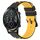 Cinturino per orologio in silicone poroso bicolore da 42 mm 20 mm per Honor Magic Watch2 (nero + giallo) Cinturino per orologio in silicone poroso bicolore da 42 mm 20 mm per Honor Magic Watch2 (nero + giallo)