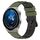 Per Huawei Watch GT3 Pro 46mm 22mm Cinturino in silicone poroso bicolore (verde militare + nero) Per Huawei Watch GT3 Pro 46mm 22mm Cinturino in silicone poroso bicolore (verde militare + nero)