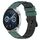 Per Huawei Watch GT3 46mm 22mm Cinturino in silicone poroso bicolore (verde oliva + nero) Per Huawei Watch GT3 46mm 22mm Cinturino in silicone poroso bicolore (verde oliva + nero)
