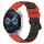 Per Huawei Watch GT3 46mm 22mm Cinturino in silicone poroso bicolore (rosso + nero) Per Huawei Watch GT3 46mm 22mm Cinturino in silicone poroso bicolore (rosso + nero)