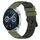 Per Huawei Watch GT3 46mm 22mm Cinturino in silicone poroso bicolore (verde militare + nero) Per Huawei Watch GT3 46mm 22mm Cinturino in silicone poroso bicolore (verde militare + nero)