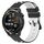 Per Huawei Watch GT Runner 22mm Cinturino in silicone poroso bicolore (nero + bianco) Per Huawei Watch GT Runner 22mm Cinturino in silicone poroso bicolore (nero + bianco)
