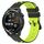 Per Huawei Watch GT Runner 22mm Cinturino in silicone poroso bicolore (nero + verde lime) Per Huawei Watch GT Runner 22mm Cinturino in silicone poroso bicolore (nero + verde lime)
