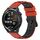 Per Huawei Watch GT Runner 22mm Cinturino in silicone poroso bicolore (rosso + nero) Per Huawei Watch GT Runner 22mm Cinturino in silicone poroso bicolore (rosso + nero)