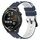 Per Huawei Watch GT Runner 22mm Cinturino in silicone poroso bicolore (blu notte + bianco) Per Huawei Watch GT Runner 22mm Cinturino in silicone poroso bicolore (blu notte + bianco)