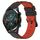 Per Huawei GT2 46mm 22mm Cinturino in silicone poroso bicolore (nero + rosso) Per Huawei GT2 46mm 22mm Cinturino in silicone poroso bicolore (nero + rosso)