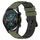 Per Huawei GT2 46mm 22mm Cinturino in silicone poroso bicolore (verde militare + nero) Per Huawei GT2 46mm 22mm Cinturino in silicone poroso bicolore (verde militare + nero)