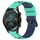 Per Huawei GT2 46mm 22mm Cinturino in silicone poroso bicolore (verde lime + blu) Per Huawei GT2 46mm 22mm Cinturino in silicone poroso bicolore (verde lime + blu)