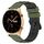 Cinturino per orologio For Honor Watch GS 3 22mm in silicone poroso bicolore (verde militare + nero) Cinturino per orologio For Honor Watch GS 3 22mm in silicone poroso bicolore (verde militare + nero)