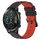 For Honor Magic Watch 2 46mm 22mm Cinturino in silicone poroso bicolore (nero + rosso) For Honor Magic Watch 2 46mm 22mm Cinturino in silicone poroso bicolore (nero + rosso)