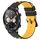 Cinturino per orologio in silicone poroso bicolore da 22 mm For Honor Watch Dream (nero + giallo) Cinturino per orologio in silicone poroso bicolore da 22 mm For Honor Watch Dream (nero + giallo)