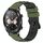For Honor Watch Dream 22mm Cinturino in silicone poroso bicolore (verde militare + nero) For Honor Watch Dream 22mm Cinturino in silicone poroso bicolore (verde militare + nero)