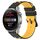 Per Huawei Watch 3 Pro Nuovo cinturino in silicone poroso da 22 mm (nero + giallo) Per Huawei Watch 3 Pro Nuovo cinturino in silicone poroso da 22 mm (nero + giallo)
