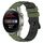 Per Huawei Watch 3 Pro Nuovo cinturino in silicone poroso da 22 mm (verde militare + nero) Per Huawei Watch 3 Pro Nuovo cinturino in silicone poroso da 22 mm (verde militare + nero)