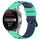 Per Huawei Watch 3 Pro Nuovo cinturino in silicone poroso da 22 mm (verde lime + blu) Per Huawei Watch 3 Pro Nuovo cinturino in silicone poroso da 22 mm (verde lime + blu)