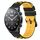 Per Xiaomi MI Watch S1 22mm Cinturino in silicone poroso bicolore (nero + giallo) Per Xiaomi MI Watch S1 22mm Cinturino in silicone poroso bicolore (nero + giallo)