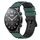 Per Xiaomi MI Watch S1 Pro 22mm Cinturino in silicone poroso bicolore (verde oliva + nero) Per Xiaomi MI Watch S1 Pro 22mm Cinturino in silicone poroso bicolore (verde oliva + nero)