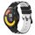 Per Xiaomi MI Watch Color 2 22mm Cinturino in silicone poroso bicolore (nero + bianco)
