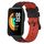 Per Xiaomi MI Watch Sport 22mm Cinturino in silicone poroso bicolore (nero + rosso) Per Xiaomi MI Watch Sport 22mm Cinturino in silicone poroso bicolore (nero + rosso)