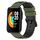 Per Xiaomi MI Watch Sport 22mm Cinturino in silicone poroso bicolore (verde militare + nero) Per Xiaomi MI Watch Sport 22mm Cinturino in silicone poroso bicolore (verde militare + nero)