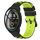 Per Xiaomi MI Watch Color 22mm Cinturino in silicone poroso bicolore (nero + verde lime) Per Xiaomi MI Watch Color 22mm Cinturino in silicone poroso bicolore (nero + verde lime)