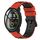 Per Xiaomi MI Watch Color 22mm Cinturino in silicone poroso bicolore (rosso + nero) Per Xiaomi MI Watch Color 22mm Cinturino in silicone poroso bicolore (rosso + nero)