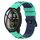 Per Xiaomi MI Watch Cinturino in silicone poroso bicolore da 22 mm (verde lime + blu) Per Xiaomi MI Watch Cinturino in silicone poroso bicolore da 22 mm (verde lime + blu)