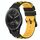 Per Garmin Vivomove Sport 20mm Cinturino in silicone bicolore (nero + rosso)
