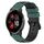 Per Garmin Venu 2 Plus 20mm Cinturino in silicone bicolore (verde oliva + nero)