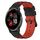 Cinturino in silicone bicolore da 20 mm per Garmin Venu 2 Plus (nero + bianco)