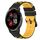 Per Garmin Venu 2 Plus 20mm Cinturino in silicone bicolore (nero + rosso)