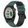 Per Garmin Approach S40 Cinturino in silicone bicolore da 20 mm (verde oliva + nero)