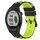 Per Garmin Approach S40 Cinturino in silicone bicolore da 20 mm (nero + grigio)