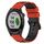 Per Garmin Approach S40 Cinturino in silicone bicolore da 20 mm (nero + verde lime)