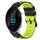 Per Garmin Forerunner 158 Cinturino in silicone bicolore da 20 mm (nero + grigio)