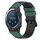 Per Huawei Watch 2 Cinturino in silicone bicolore da 20 mm (verde oliva + nero) Per Huawei Watch 2 Cinturino in silicone bicolore da 20 mm (verde oliva + nero)